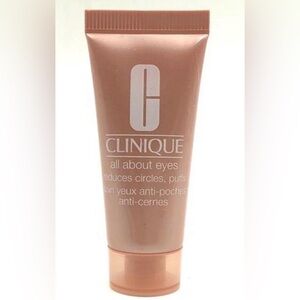 New! Clinique All About Eyes reduces circles, puffs 0.5 oz /15 ml